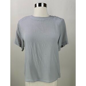 Anna and Frank Silk Casual Short Sleeve Top